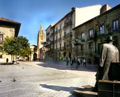 Casco antiguo en Oviedo